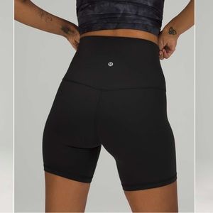 Lululemon Align Super-High Rise Short 6' Black
